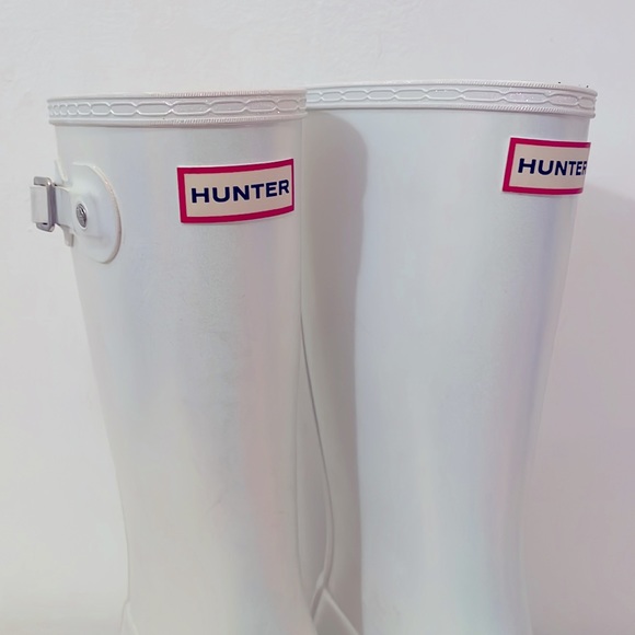 Girls Hunter Iridescent Boots size 3 - Picture 2 of 7